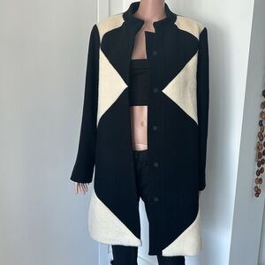 Raoul Black and White Coat 10